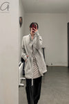 BORIS BIDJAN SABERI Gray Jacket ZIPPER1 FTT00008